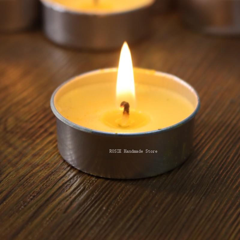 Candle Making With Beeswax - 100 심지 100 스티커 포함 빈