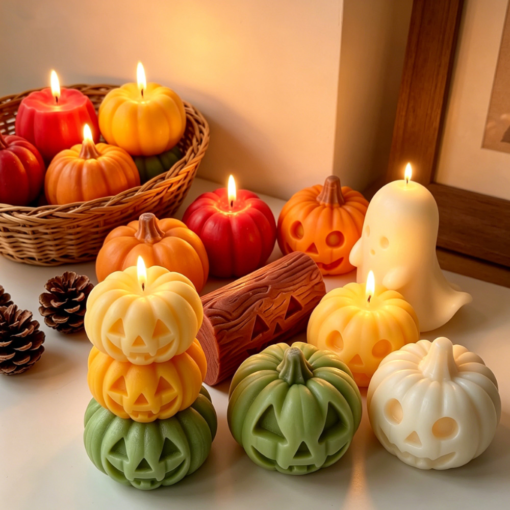 Candle Making Books For Beginners - 할로윈 미니 유령 호박 실리콘 몰드