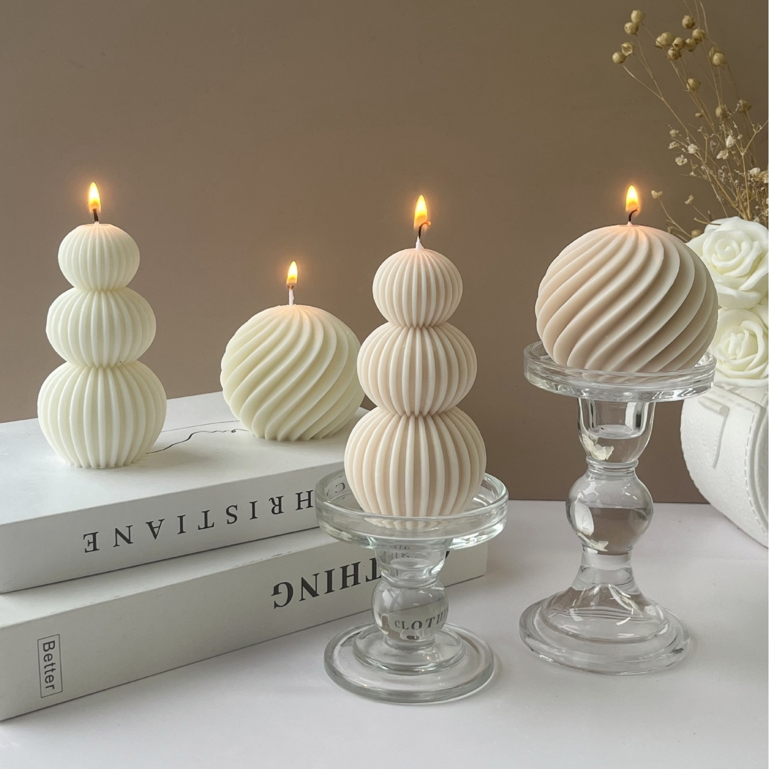 Candle Making Books For Beginners - 원형 기둥 실리콘 캔들 몰드 테이퍼