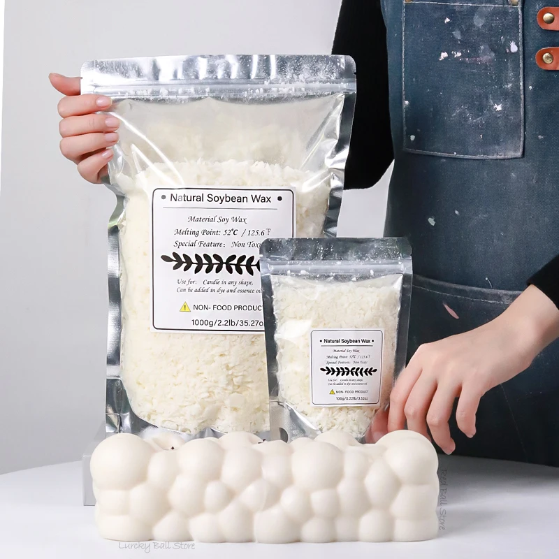 1000g 500g 250g 100g 천연 소이 왁스  - Candle Making Kits 리뷰 및 가격