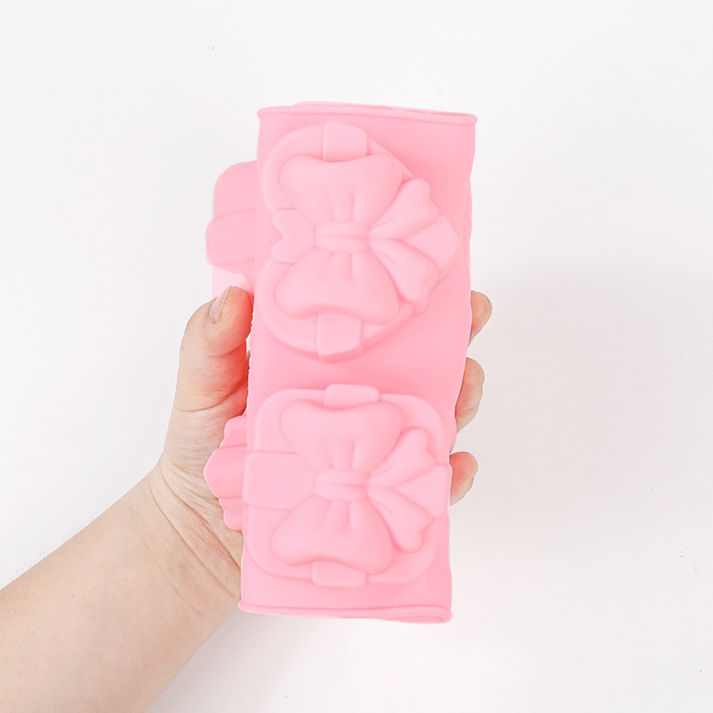 사각형 하트 모양 실리콘 몰드 6구 보우 디자인 수제  - Candle Making With Beeswax 리뷰 및 가격