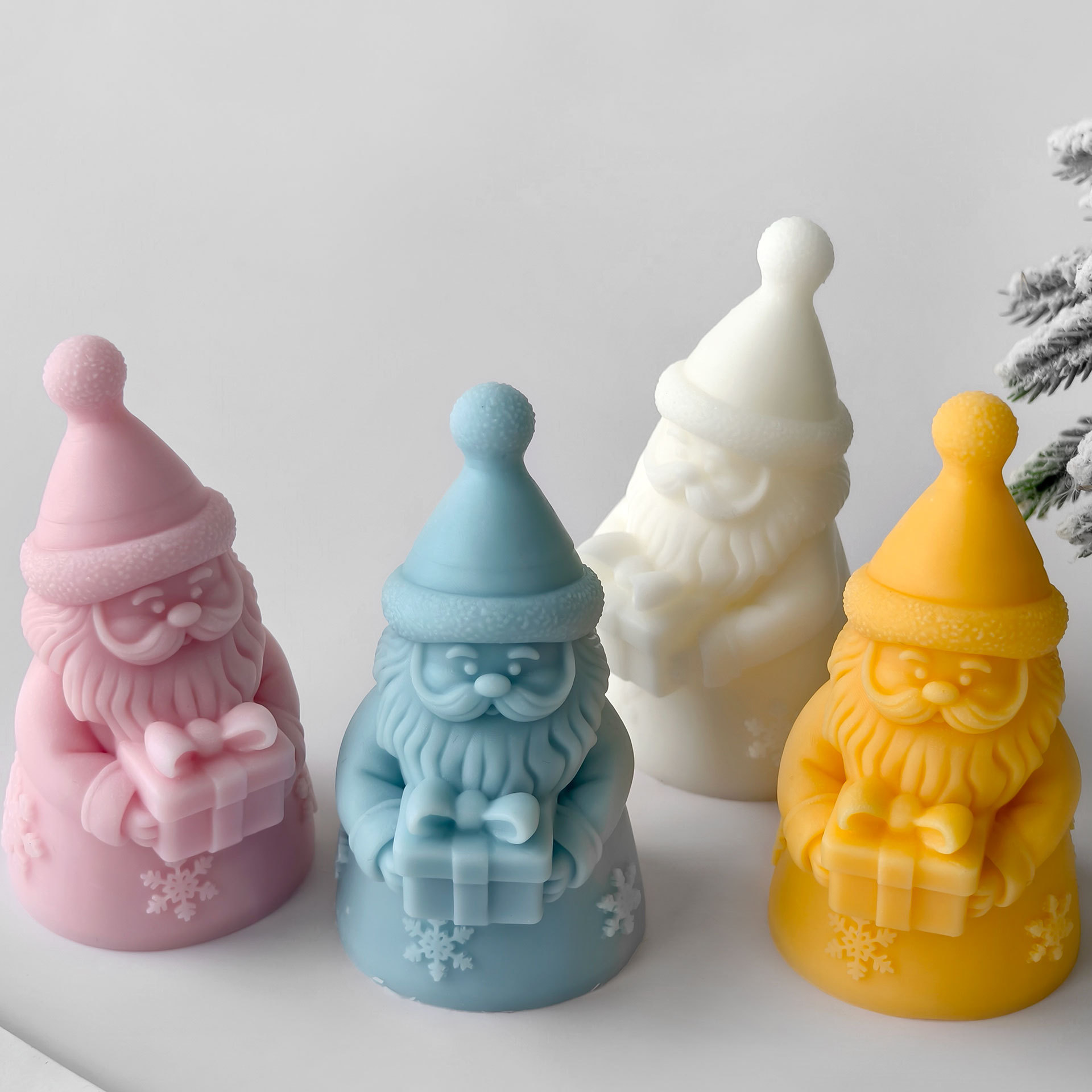 산타 클로스 선물 상자 실리콘 몰드 수제 아로마 촛불  - Candle Making With Beeswax 리뷰 및 가격