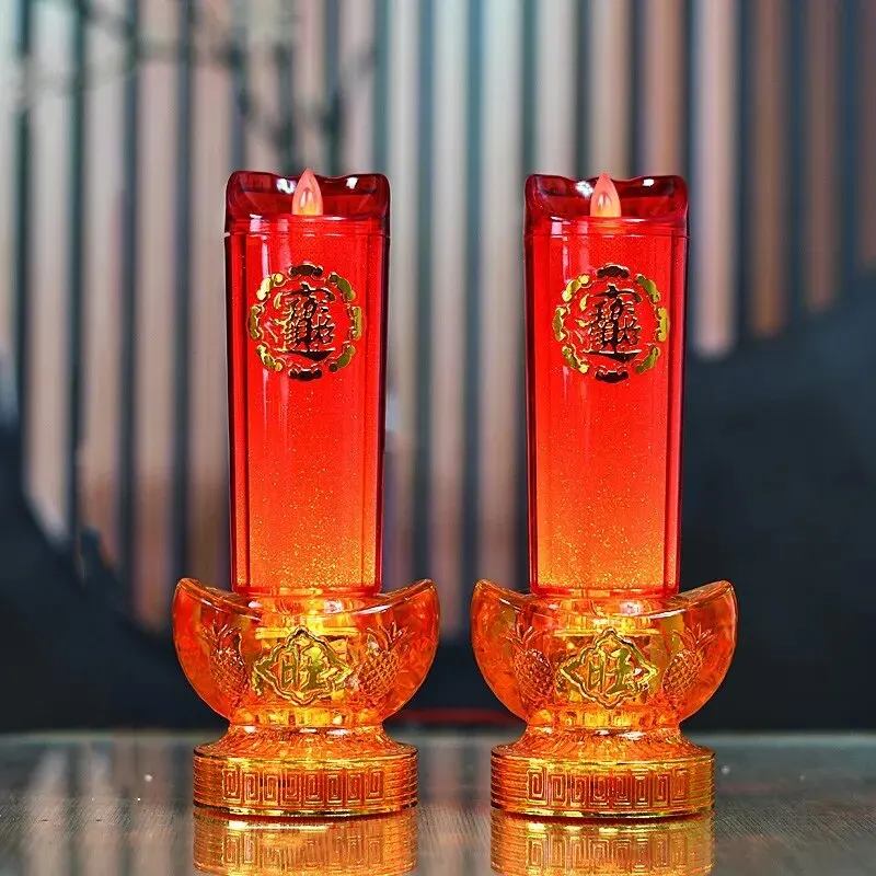 2개 LED 시뮬레이션 불꽃 촛불 램프 불교 전기 조명 - Candle Making Uk 리뷰 및 가격