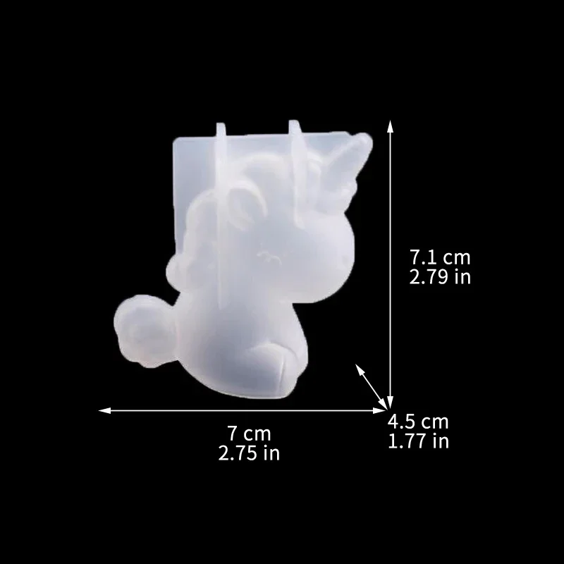 3D 기하학 실리콘 유니콘 고양이 사슴 곰 금형 비누  - Candle Making Process 리뷰 및 가격