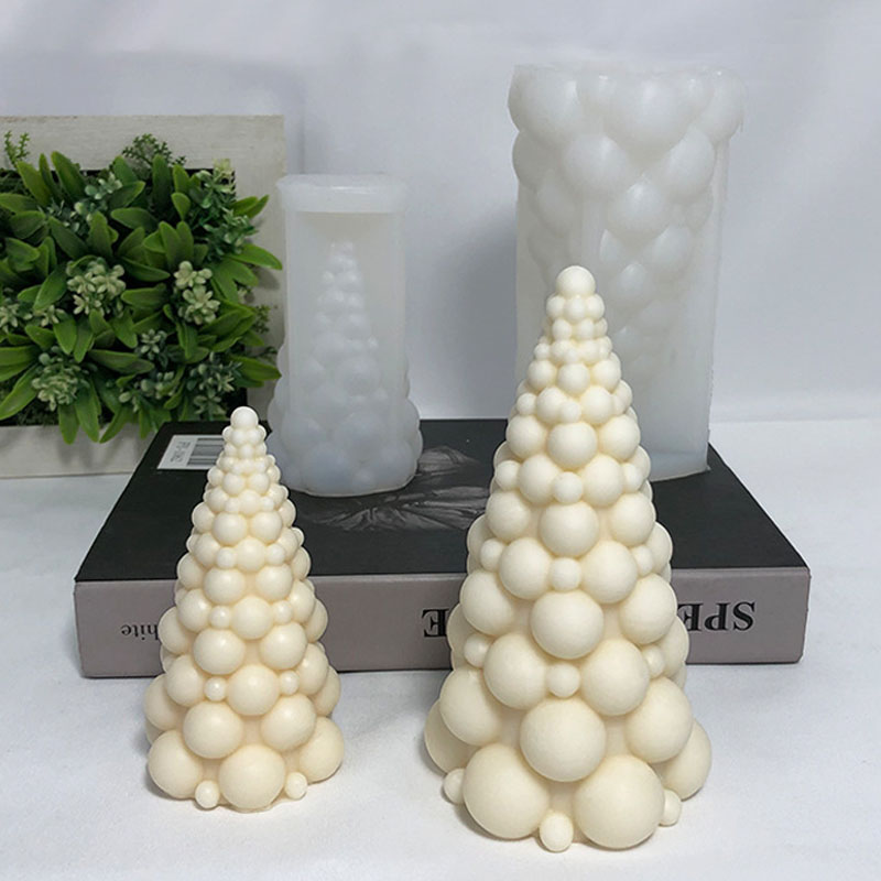버블 크리스마스 트리 실리콘 캔들 몰드 수제 향기 캔들 - Candle Making Kits 리뷰 및 가격