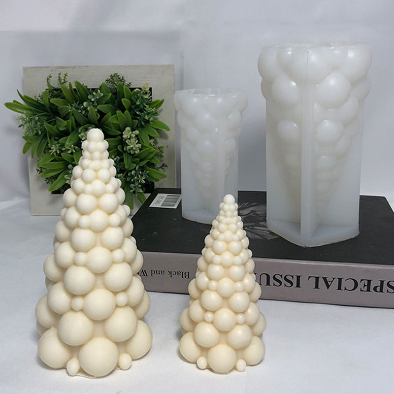 버블 크리스마스 트리 실리콘 캔들 몰드 수제 향기 캔들 - Candle Making Kits 리뷰 및 가격