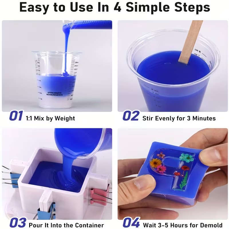 실리콘 몰드 제작 키트, 빠른 경화 반투명 실리콘 고무 - Candle Making Kits 리뷰 및 가격