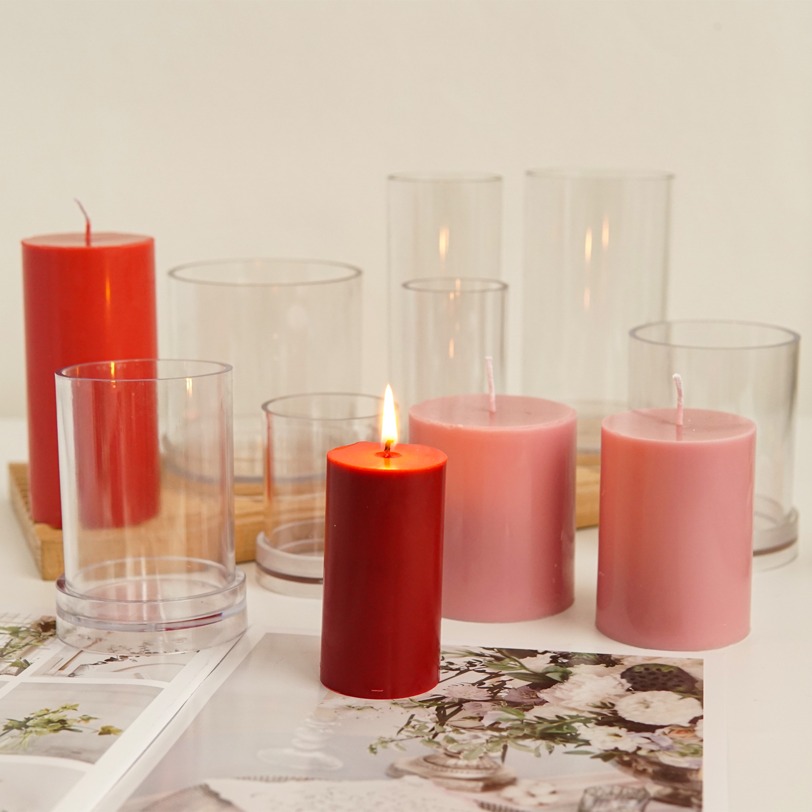 다양한 3D 원통형 양초 금형 플라스틱 Diy 양초 만 - Candle Making Kits 리뷰 및 가격