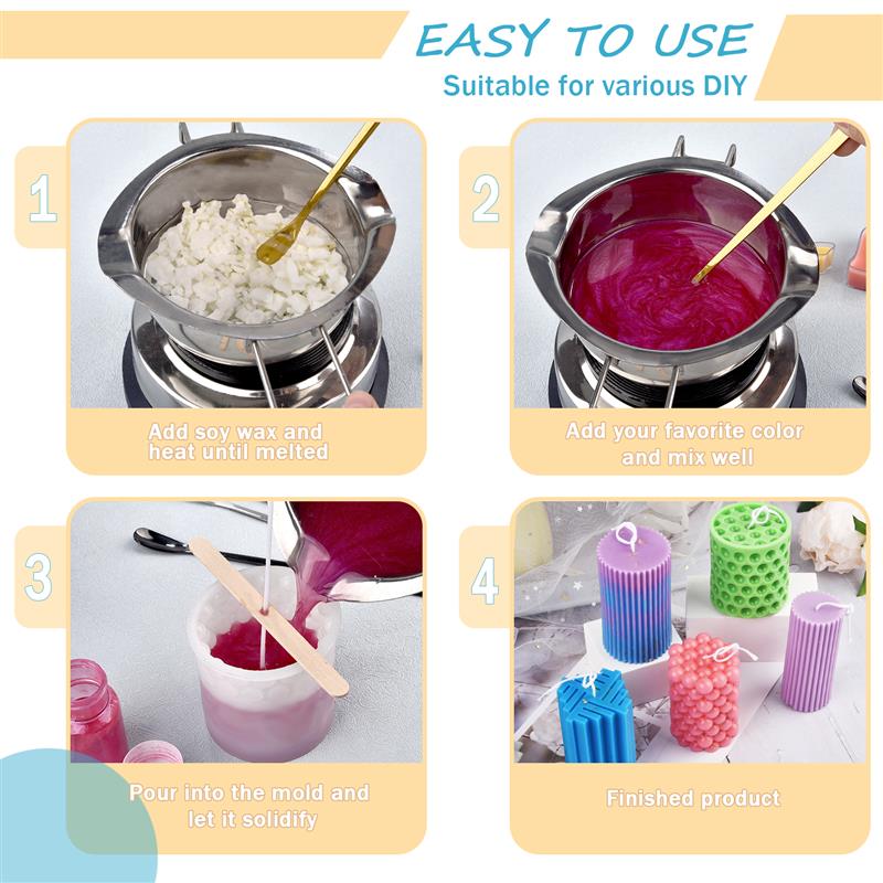 100/500g/1kg 순수 간장 왁스 파라핀 소재 사 - Candle Making Process 리뷰 및 가격