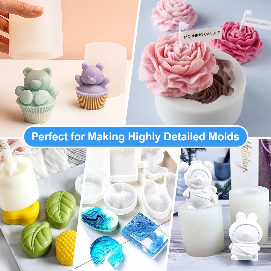 실리콘 몰드 제작 키트, 38.8온스 용량의 15A 경 - Candle Making Kits 리뷰 및 가격